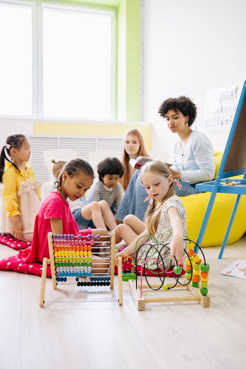 Children Engaged in Creative Play